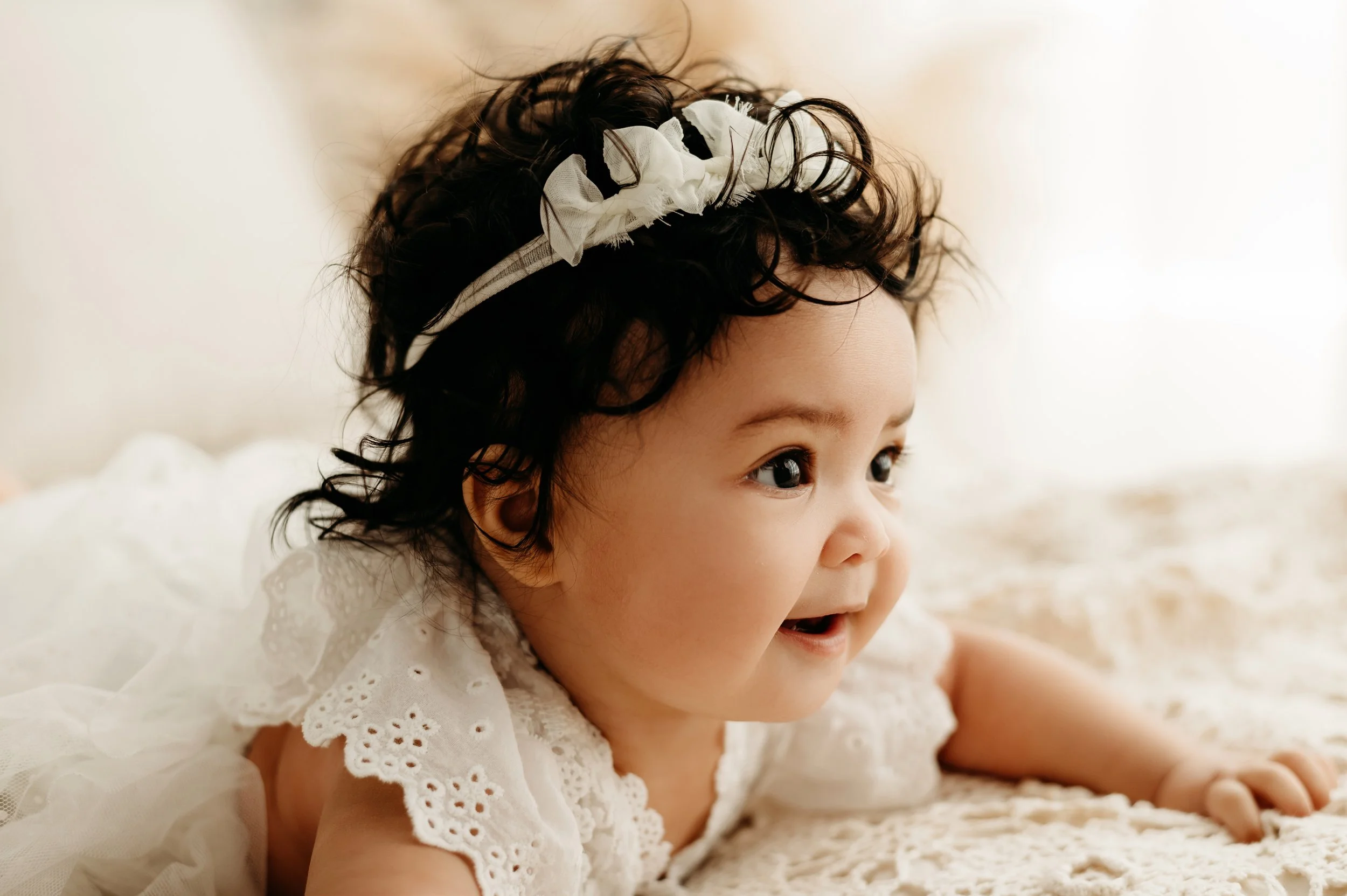 baby milestone session in Pleasant View, TN near Nashville