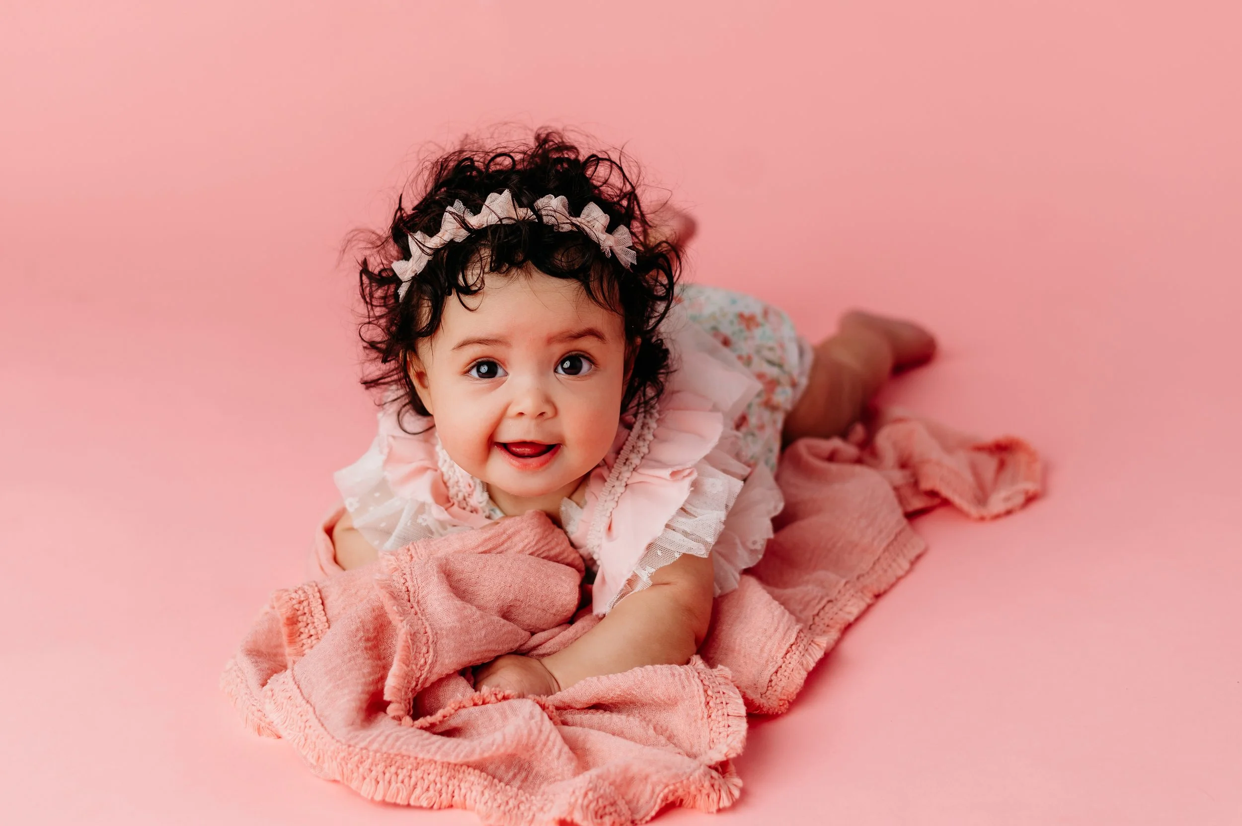 baby milestone session near Nashville, TN