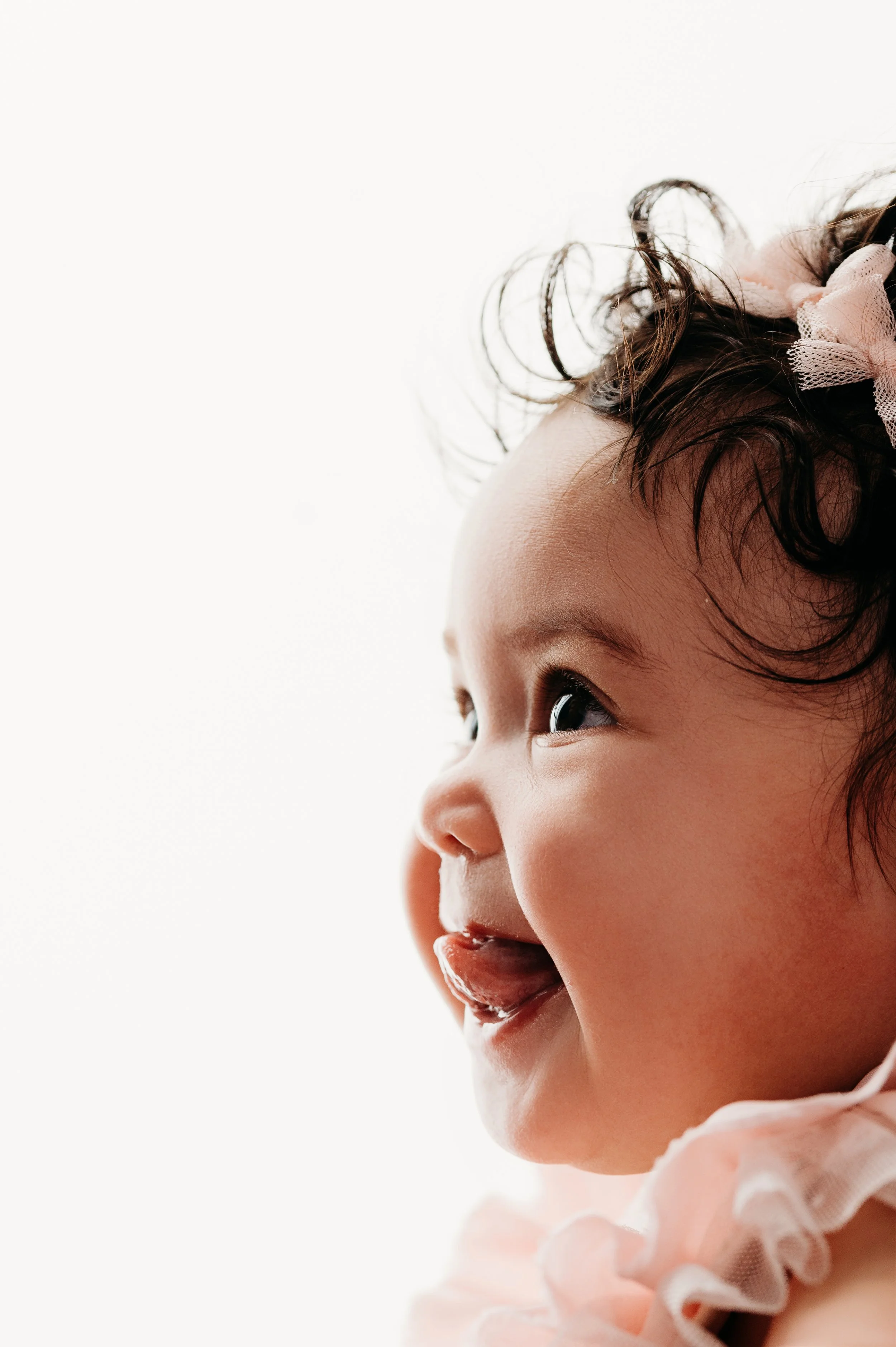 baby girl milestone session in Ashland City, TN