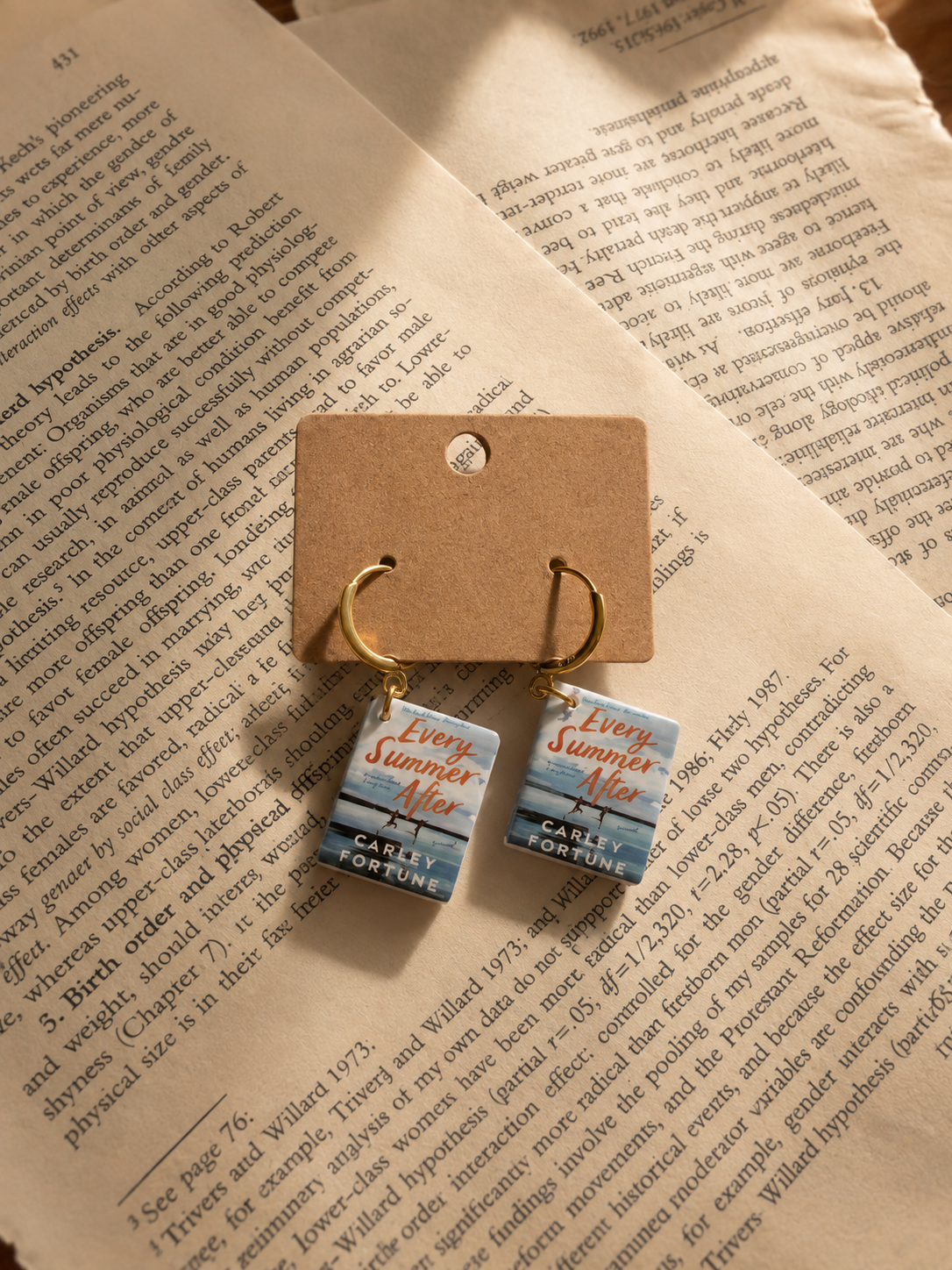 Bookish Earrings Every Summer After
