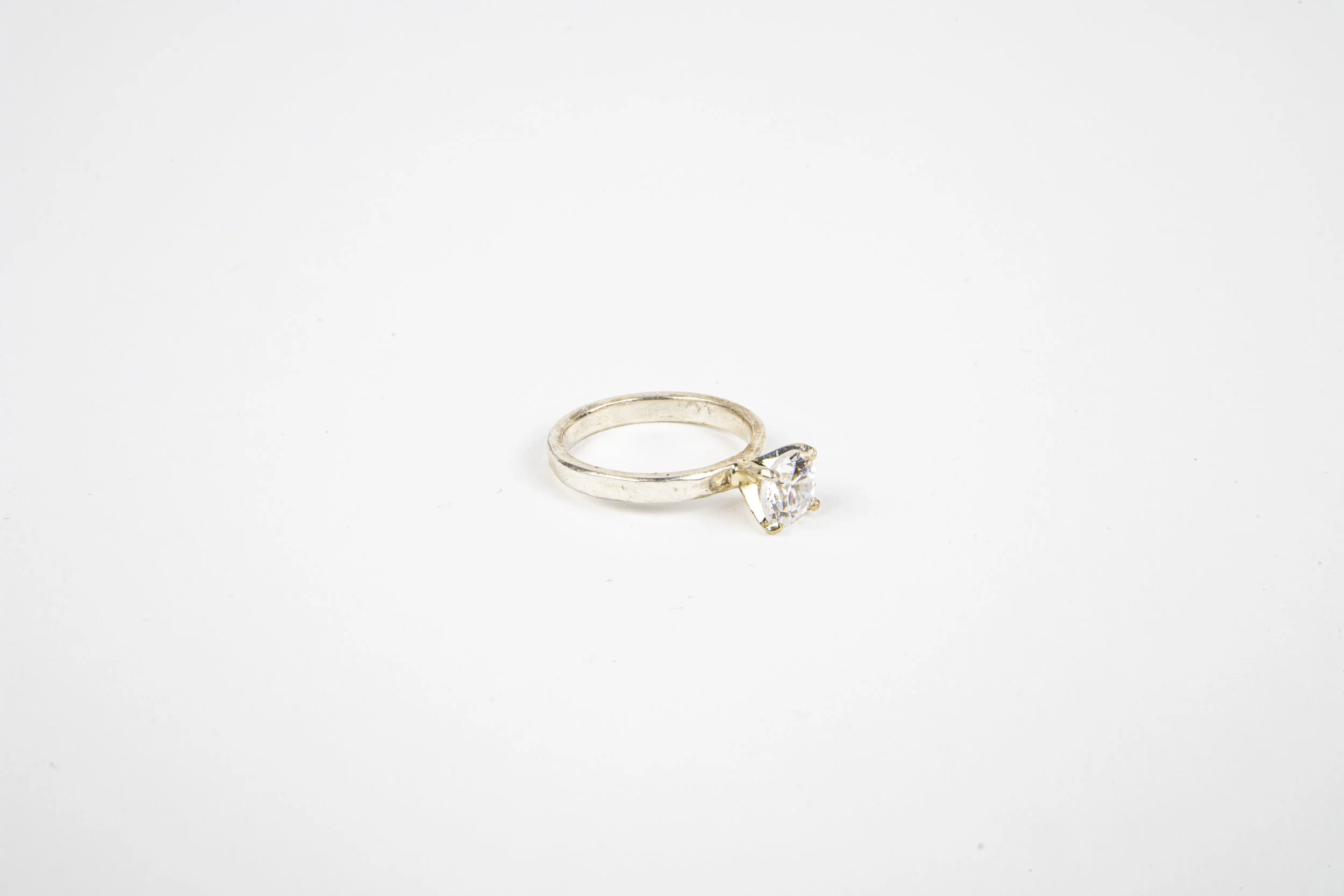 Sterling silver with cubic zarconia