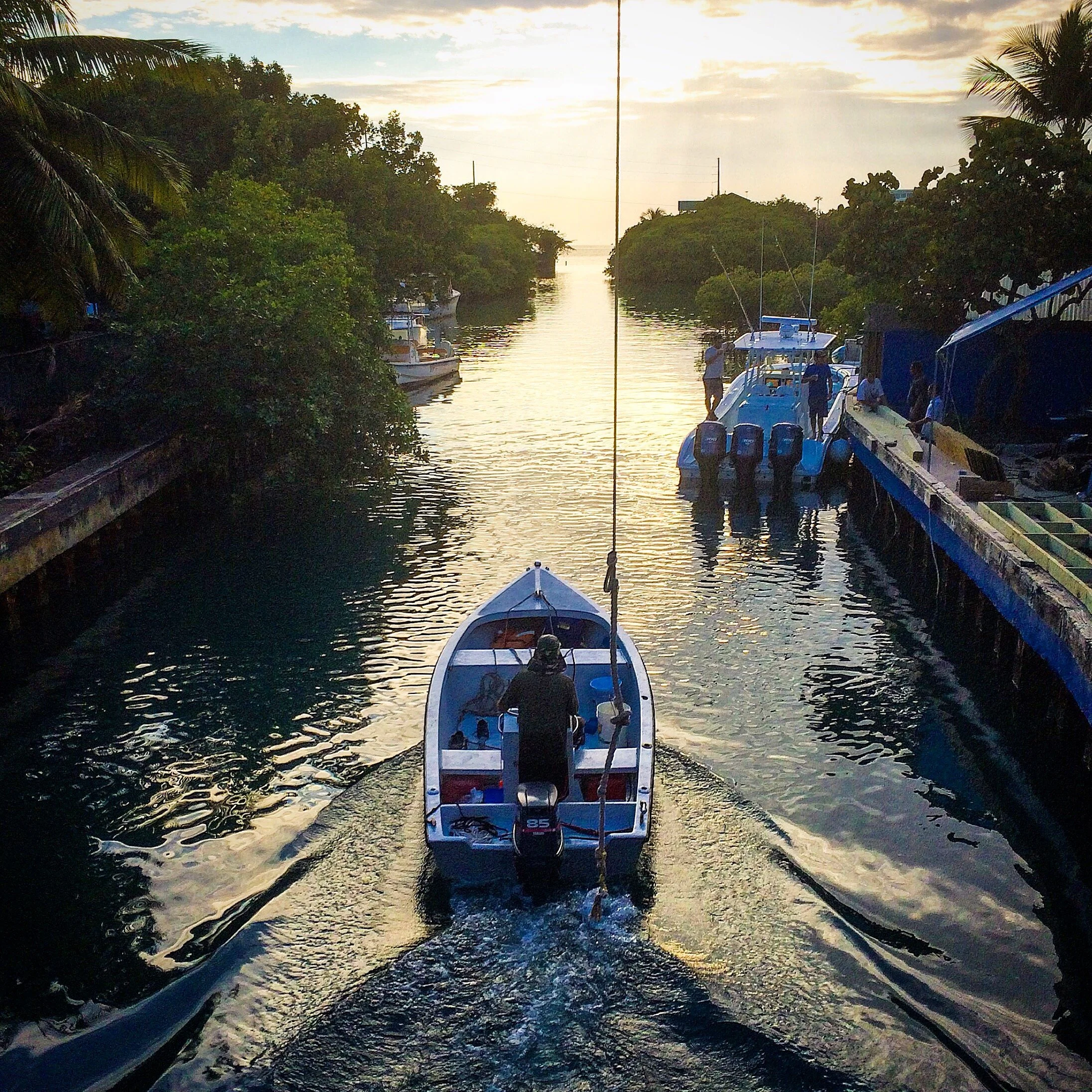 Late day on the Canal