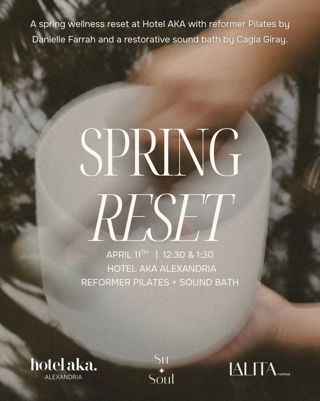 The Spring Reset Experience: Pilates + SoundBath