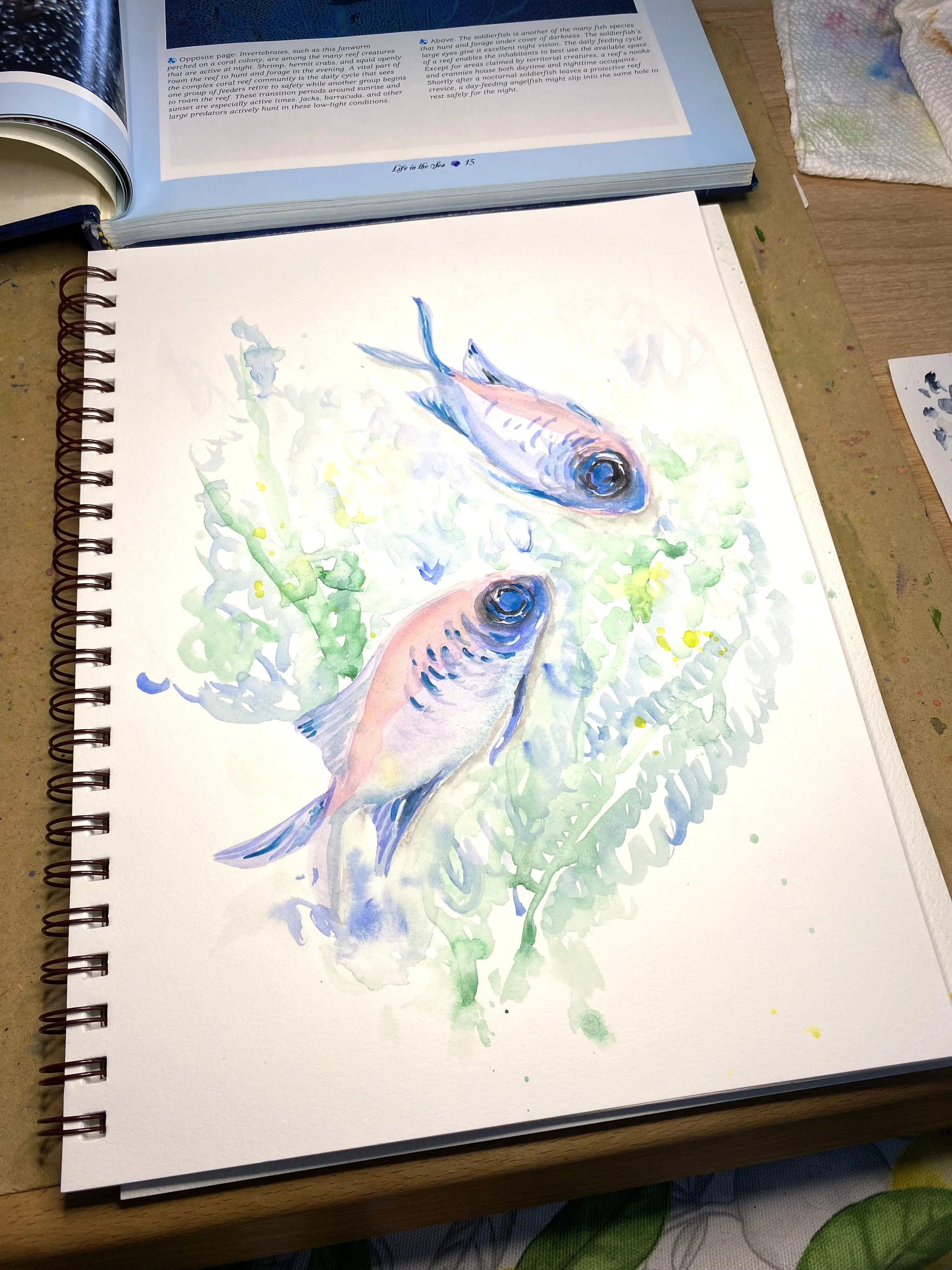 World Watercolor Month: Day 6 — Building Something One Day at a Time
