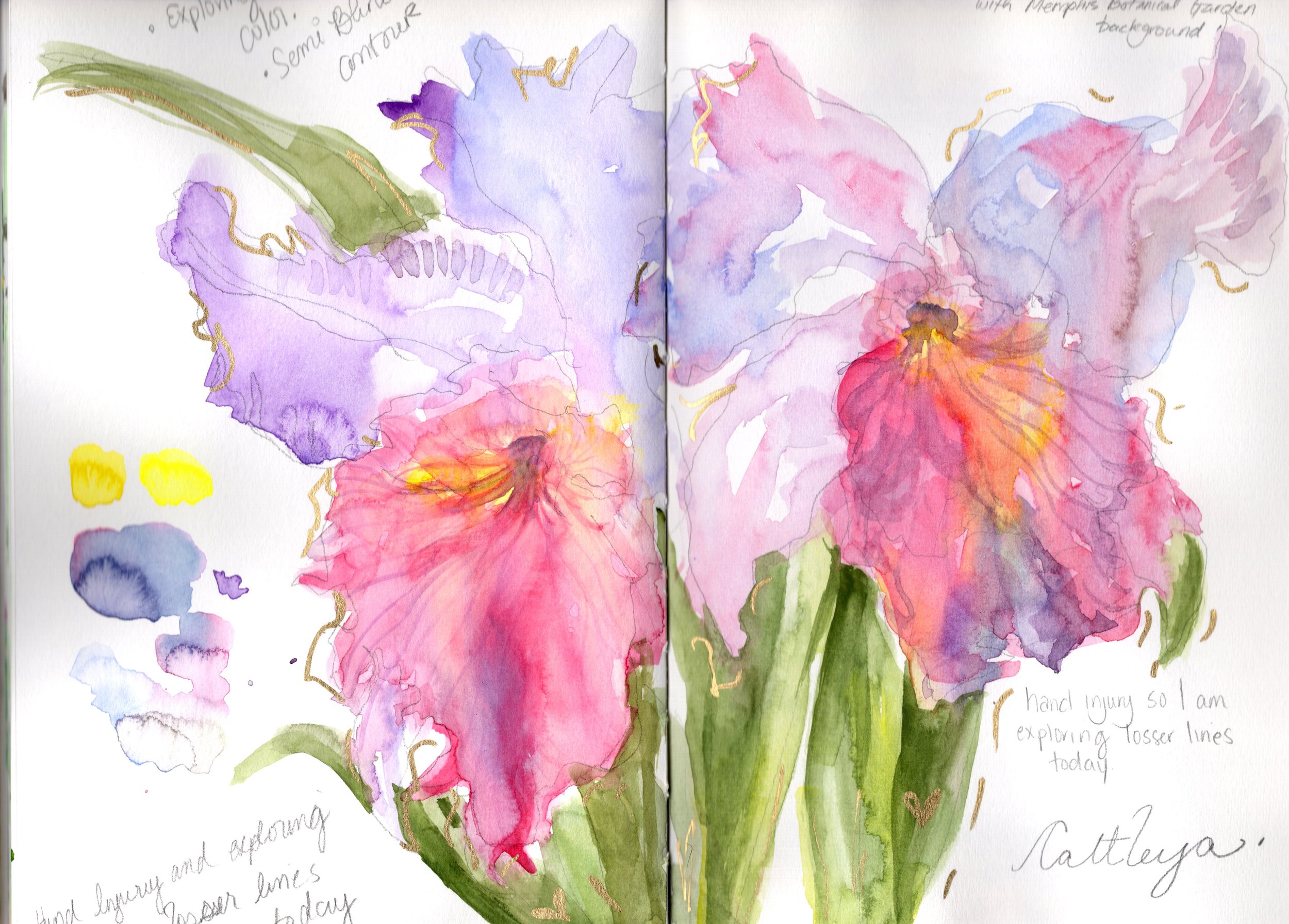 World Watercolor Month – Week 4: When Limitations Lead to New Possibilities