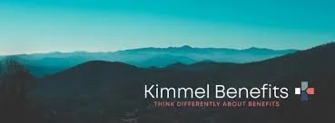 Hiking trail with mountain views and a customizable overlay for Kimmel Benefits