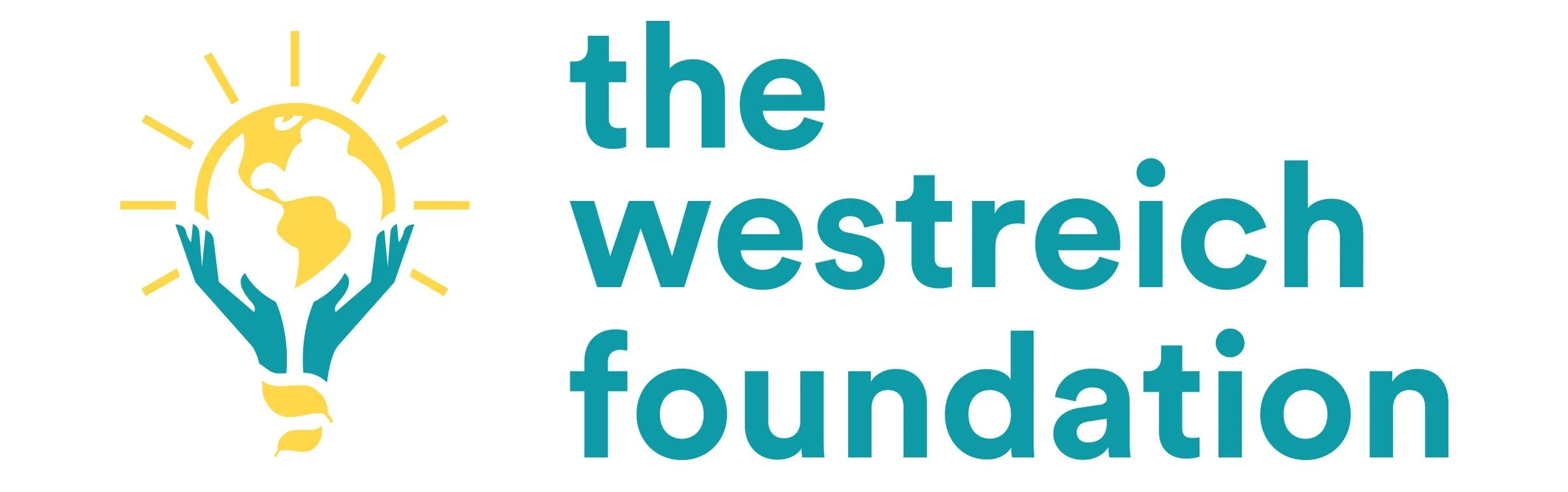 Logo of the Western Washington Foundation featuring a stylized earth with a yellow lightning bolt, two hands holding the earth, and the foundation's name beside it.
