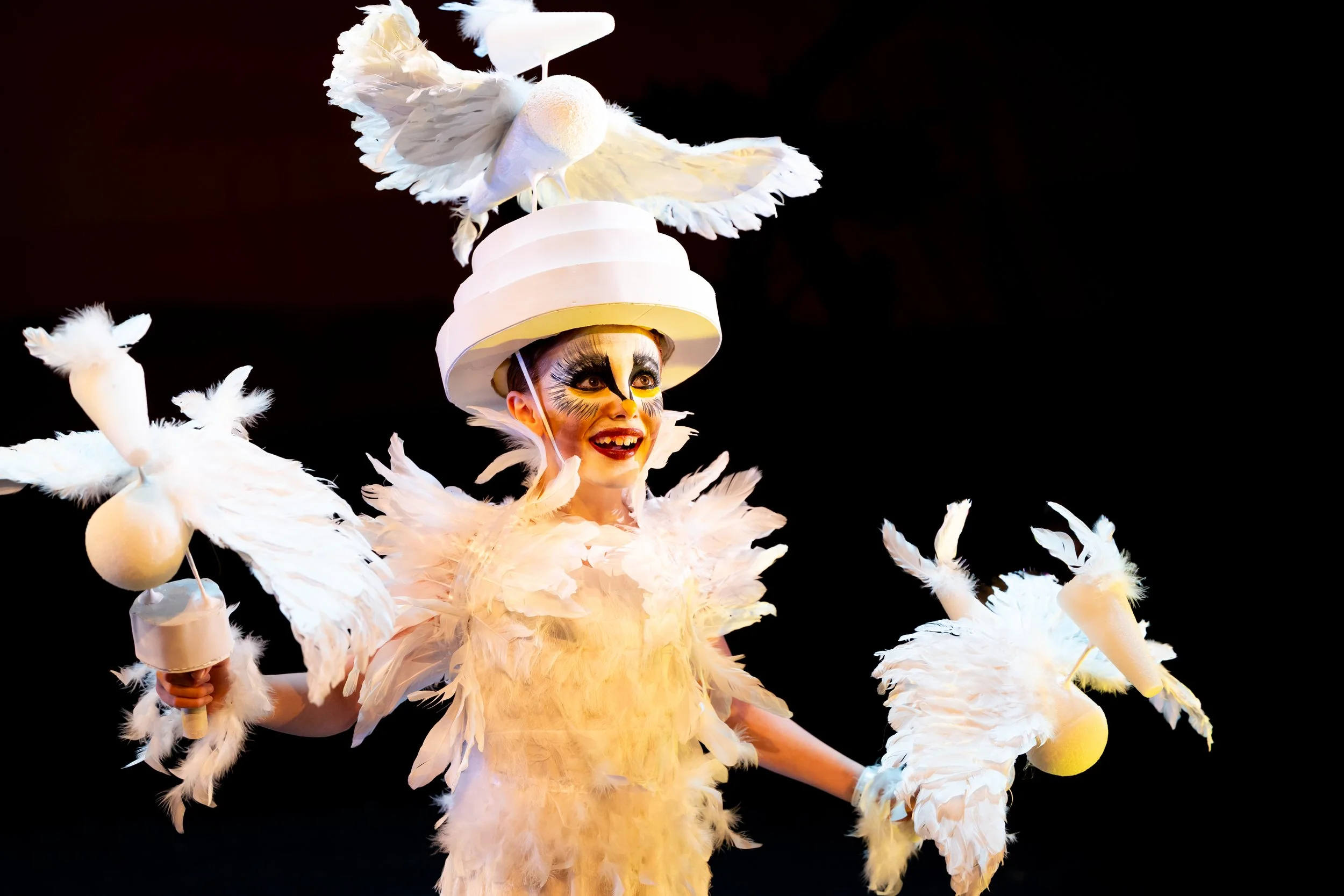 The Lion King JR, stage makeup, scholarship, inclusive, community, performing arts, transform, kids on stage, The Performing Arts Company of Asheville, PACA, AJT, Asheville, perform, confidence, junior theater, musical, costume design, teen, children