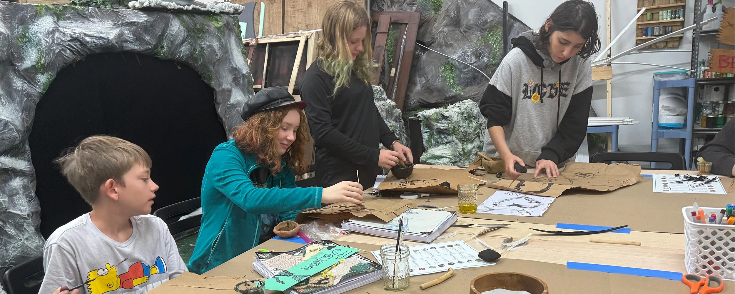 homeschool, homeschool classes, classes, enrichment, costume design, set design, theater tech, fine arts, instruction, prop creation, stagecraft, behind-the-scenes, class schedule, teen, collaboration, PACA, The Performing Arts Company of Asheville