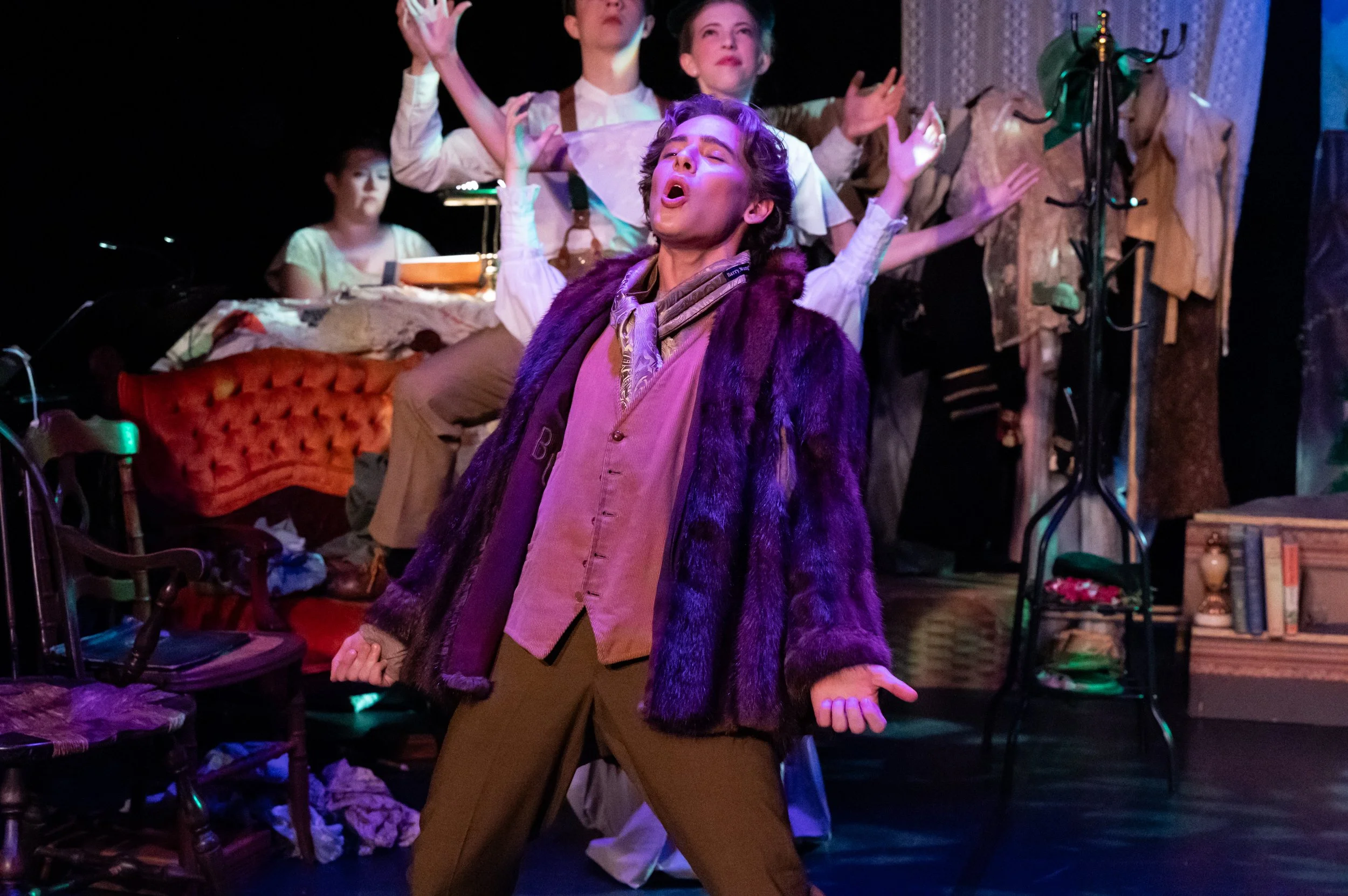 Into the Woods JR, musical theater, musical, performing arts, kids on stage, pre-professional, school of the arts, Asheville Junior Theater, AJT, PACA, junior theater, Asheville, WNC, drama, Sondheim, black box, triple threat, experienced performer