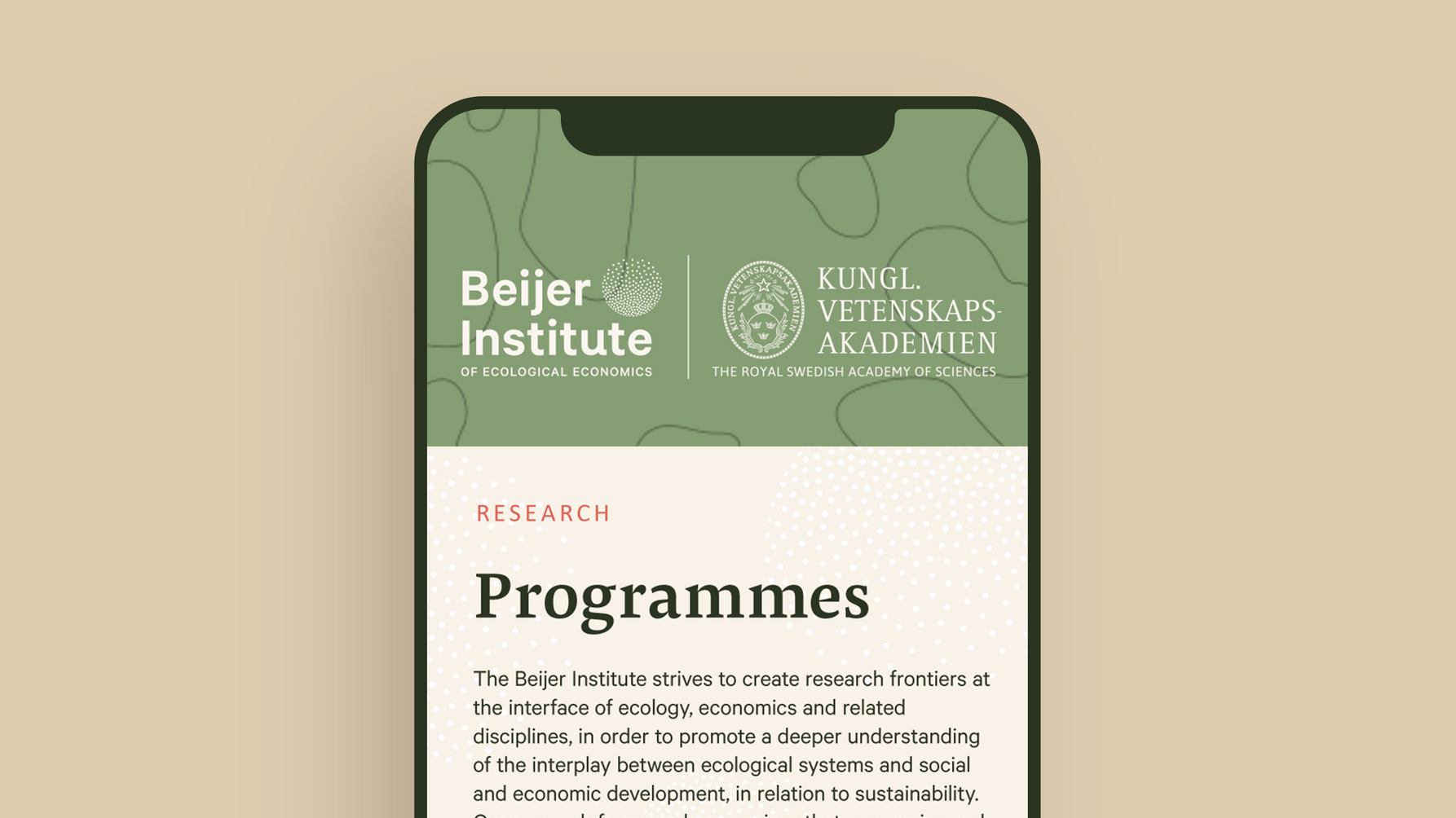 BEIJER INSTITUTE - Graphic Identity (on behalf of Ruby Creative)
