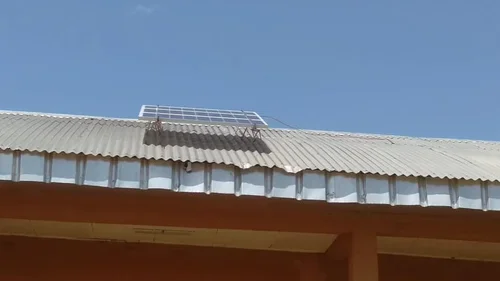 Bill Cook Foundation Solar Panel:

A predominately Muslim community, Upkwa residents, were displaced by a natural disaster, and their new home the citizens have no electricity or running water.  Physicians at the local health center were administerin
