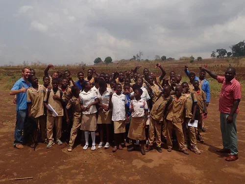 Meet GTC Waindu: 
Meet the ScholarShop class at GTC Waindu! GTC is a technical high school that trains Cameroonian youth to become electricians, builders, and plumbers. As such, students at GTC need more than just textbooks; they need the pliers, lev