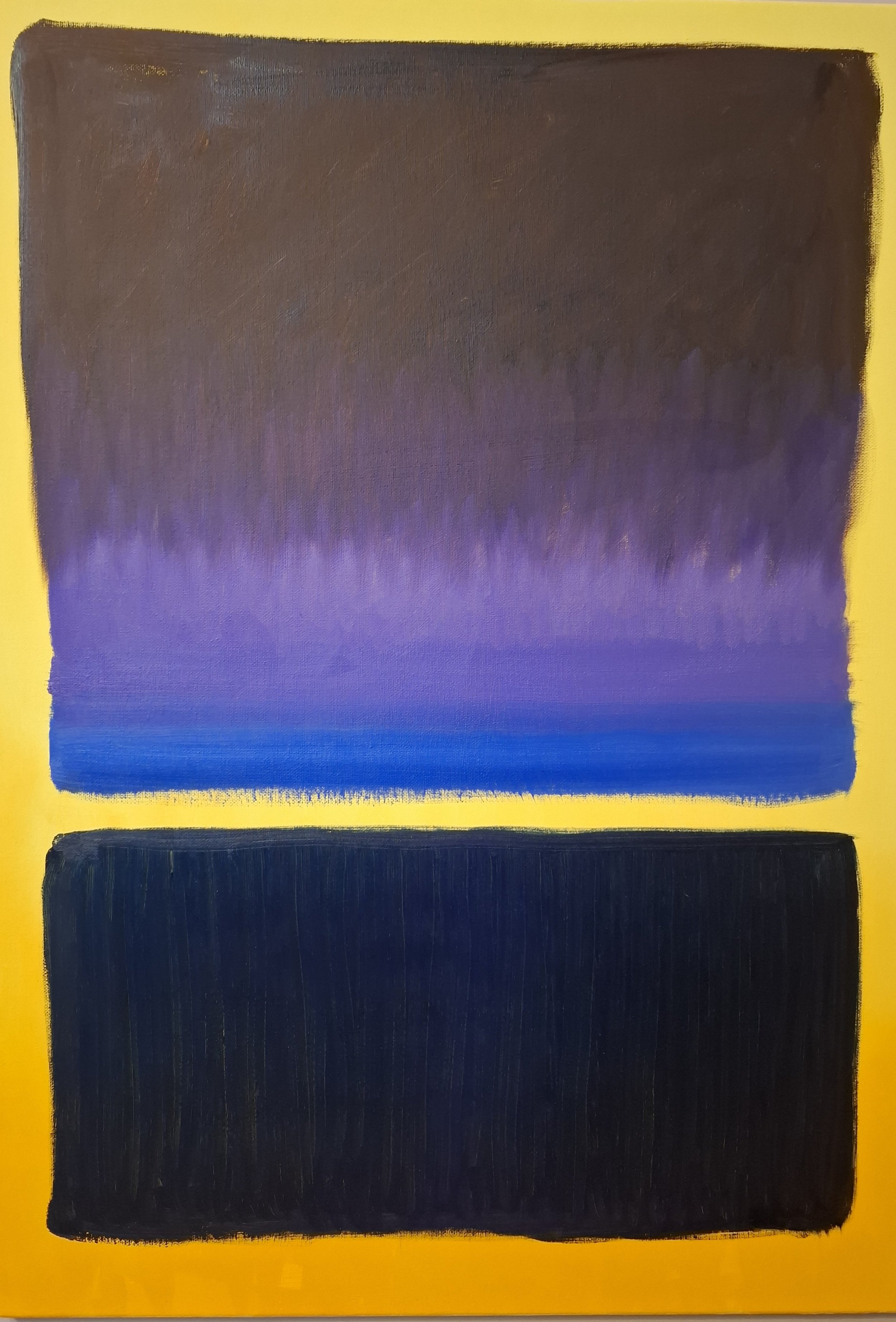 Purple and yellow
