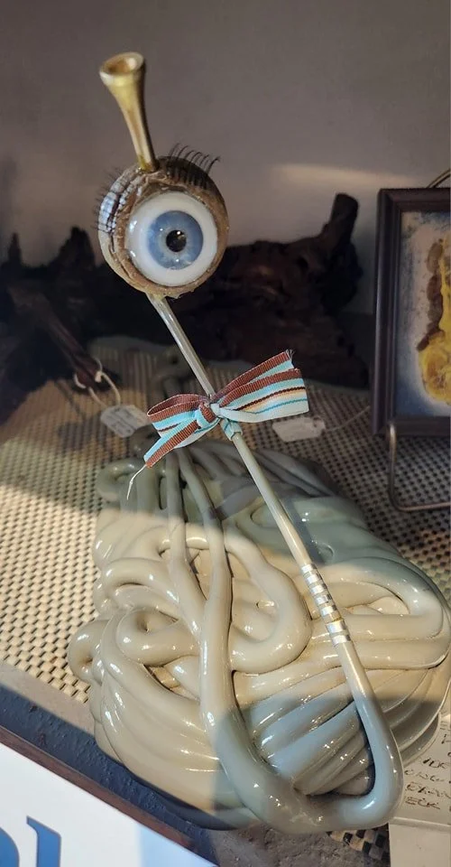 Pieces by artist Richard Drake. See this and more at the Community Art Center of Switzerland County in Vevay, Indiana.