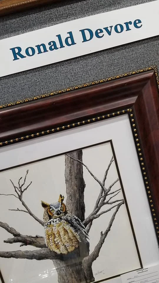 Painting by artist Ron DeVore. See this and more at the Community Art Center of Switzerland County in Vevay, Indiana.