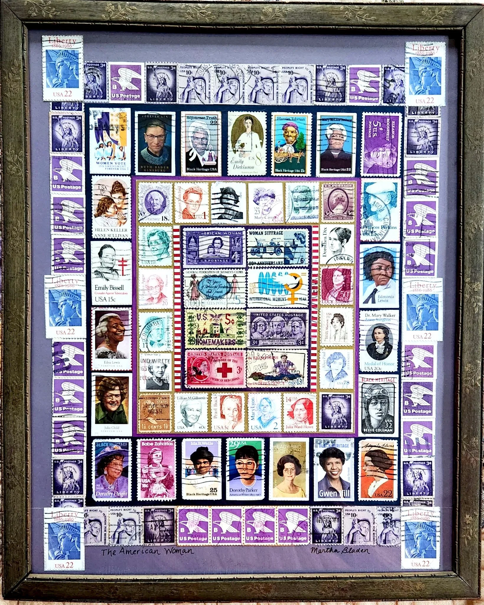 Martha Bladen - Mosaic Stamp Artist