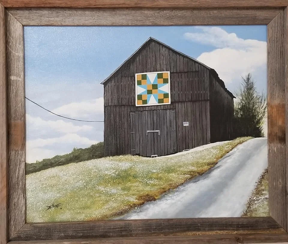 Painting by artist Ron DeVore. See this and more at the Community Art Center of Switzerland County in Vevay, Indiana.