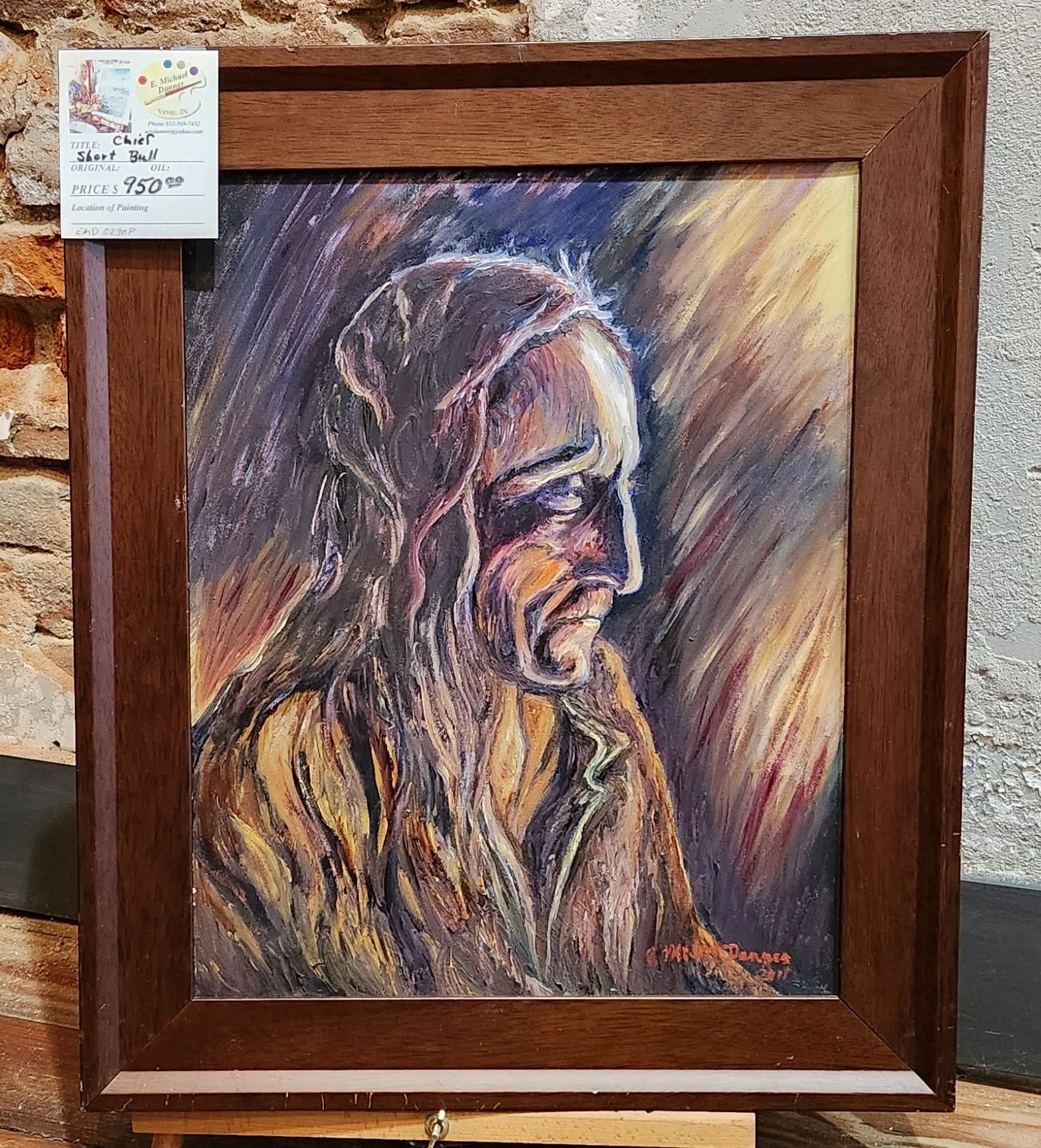 Painting by artist Mike Danner. See this and more at the Community Art Center of Switzerland County in Vevay, Indiana.