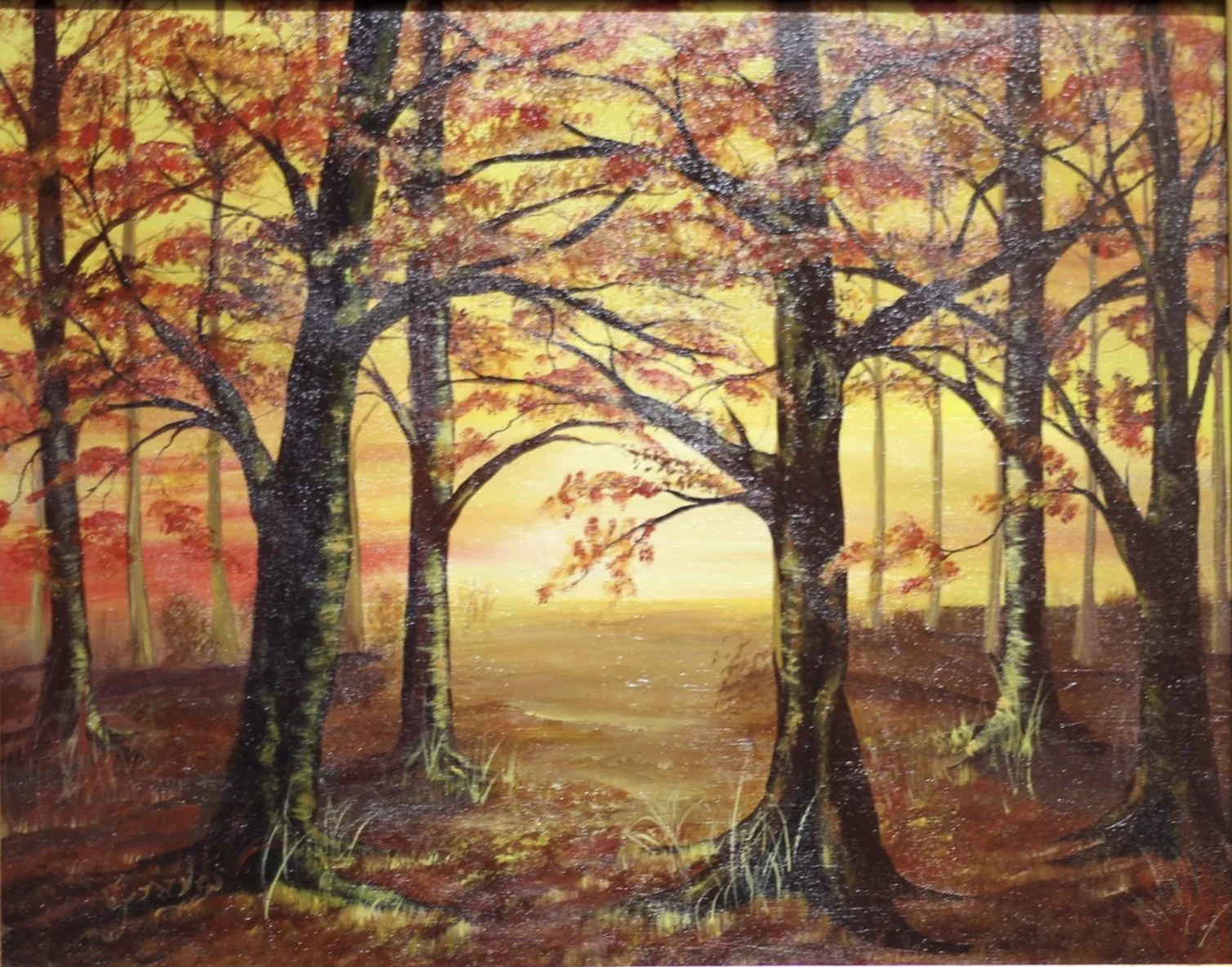 Painting by Sharon Graves.  See this and more at the Community Art Center of Switzerland County in Vevay, Indiana.