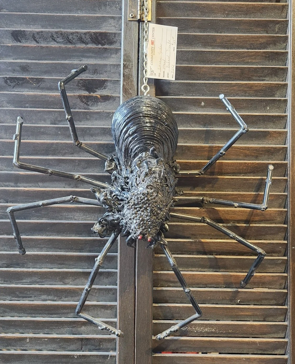Crafted by artist Richard Drake. See this and more at the Community Art Center of Switzerland County in Vevay, Indiana.
