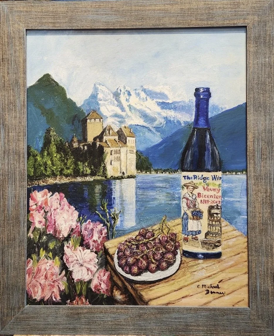 Painting by artist Mike Danner. See this and more at the Community Art Center of Switzerland County in Vevay, Indiana.