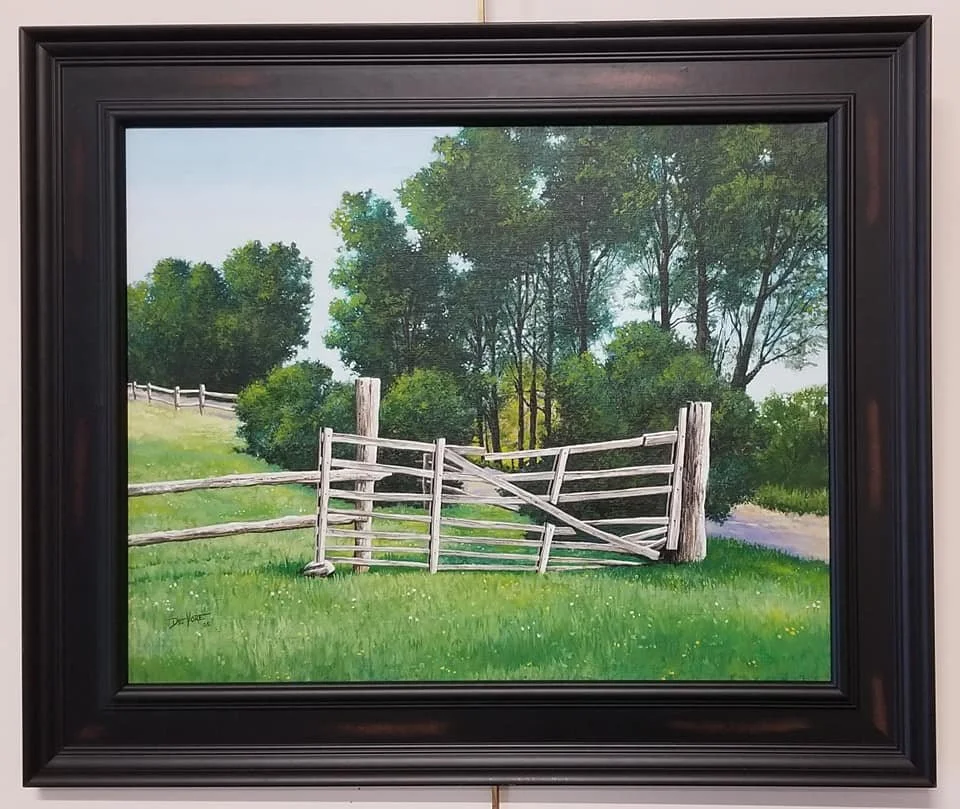 Painting by artist Ron DeVore. See this and more at the Community Art Center of Switzerland County in Vevay, Indiana.