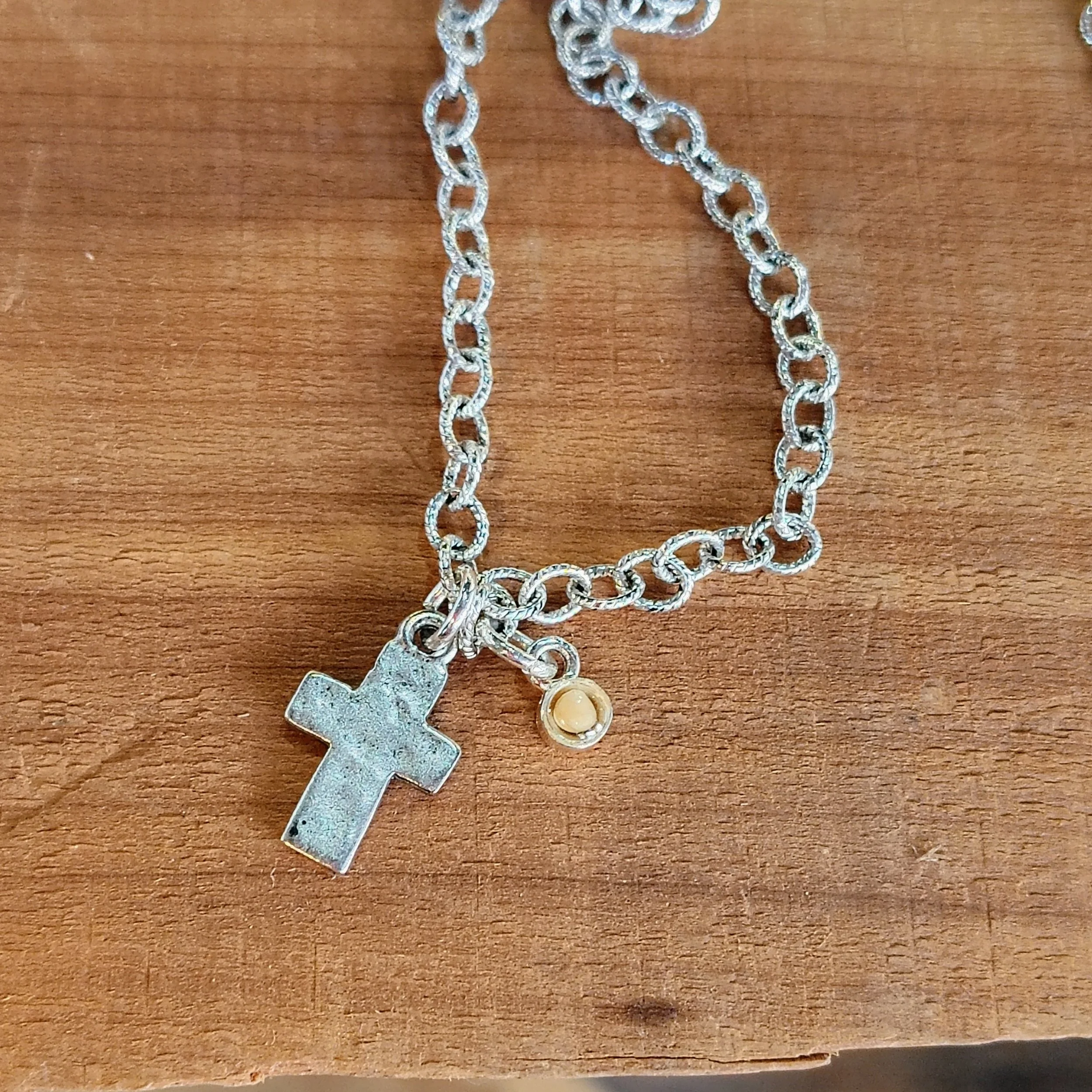 Jewerly by Nancy Dornbusch. See this and more at the Community Art Center of Switzerland County in Vevay, Indiana.