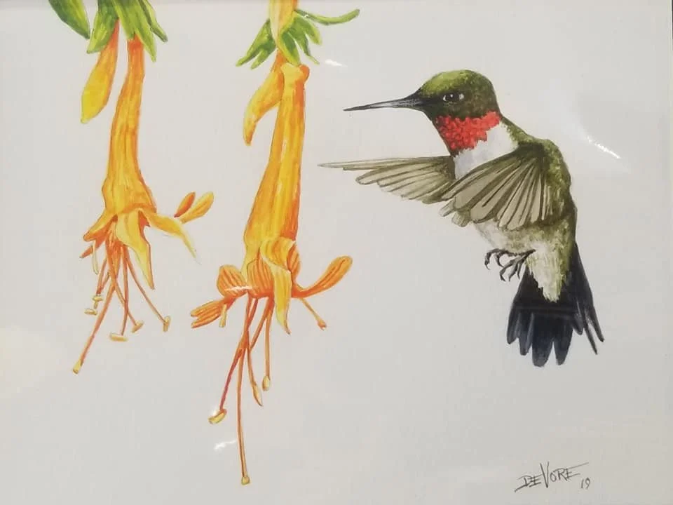 Painting by artist Ron DeVore. See this and more at the Community Art Center of Switzerland County in Vevay, Indiana.