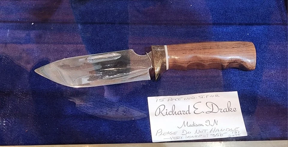 Crafted by artist Richard Drake. See this and more at the Community Art Center of Switzerland County in Vevay, Indiana.