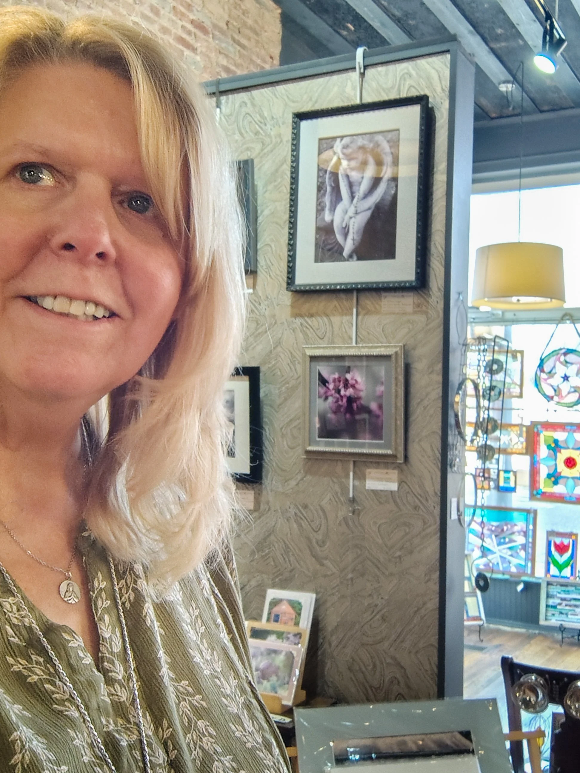 Photographer and jewelry Designer Nancy Dornbusch. See Nancy's work at the Community Art Center of Switzerland County in Vevay, Indiana.