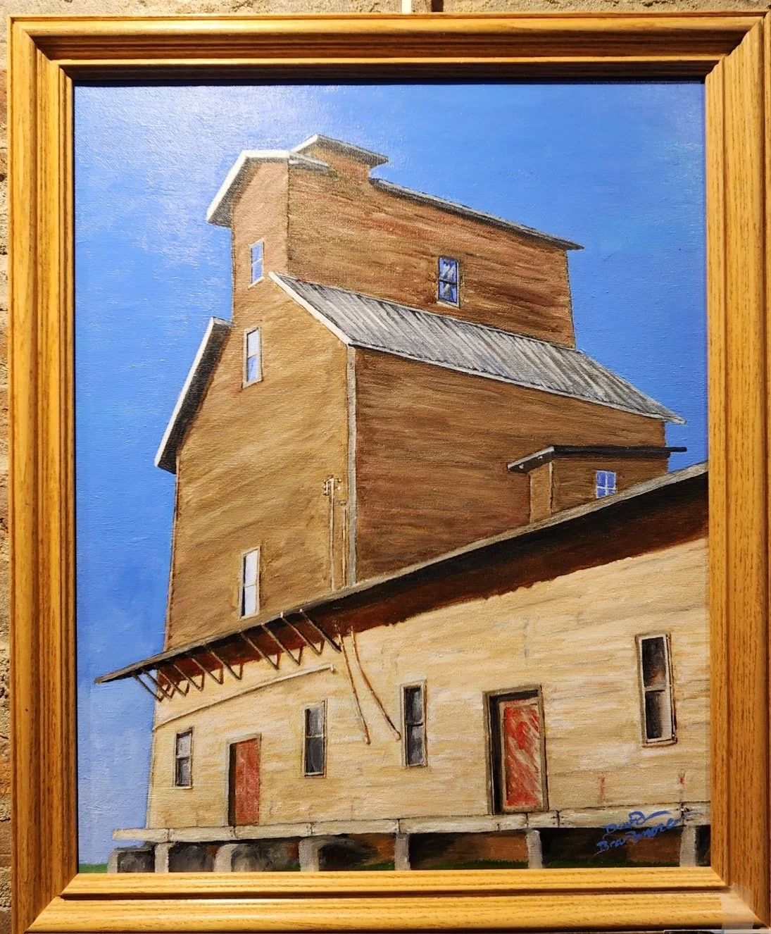 Painting by David Beardmore.  See this and more at the Community Art Center of Switzerland County in Vevay, Indiana.