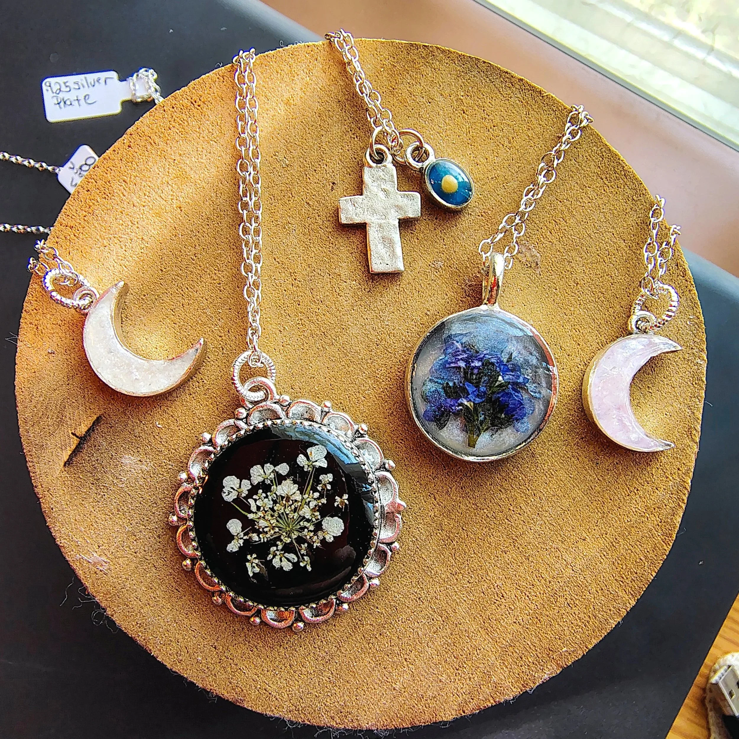 Jewelry by Nancy Dornbusch. See this and more at the Community Art Center of Switzerland County in Vevay, Indiana.