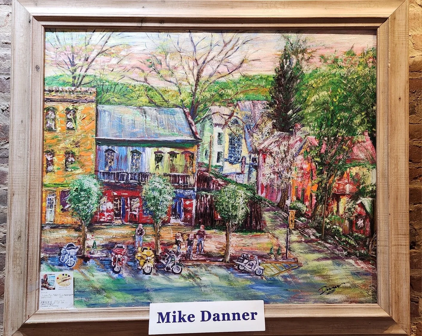 Painting by artist Mike Danner. See this and more at the Community Art Center of Switzerland County in Vevay, Indiana.