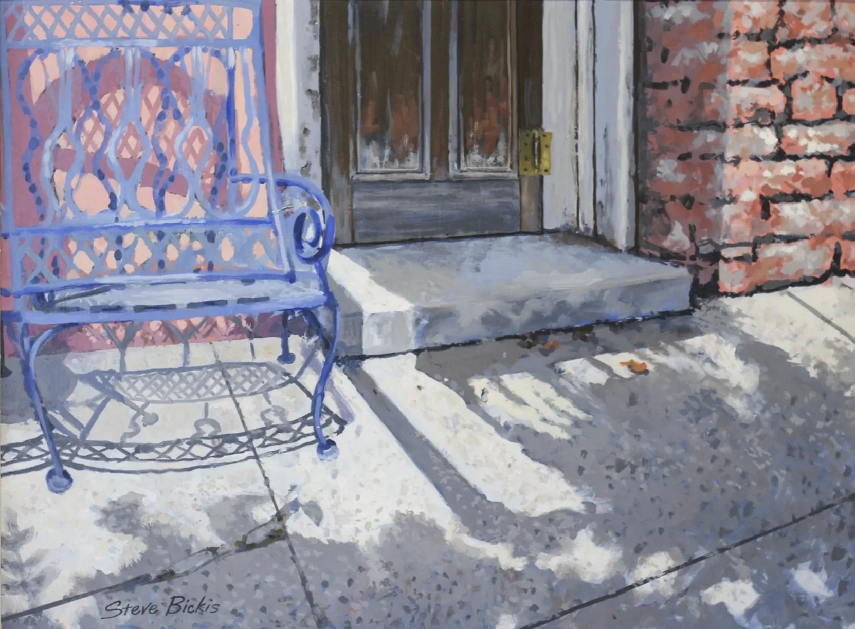 Painting by artist Steve Bickis. See this and more at the Community Art Center of Switzerland County in Vevay, Indiana.