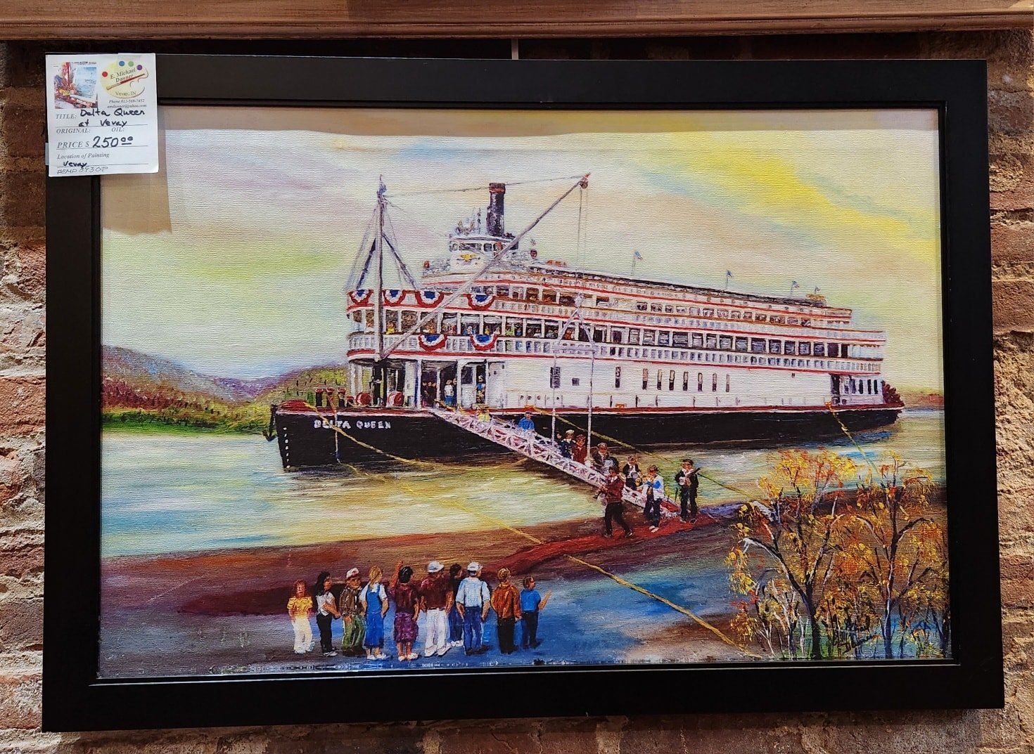 Painting by artist Mike Danner. See this and more at the Community Art Center of Switzerland County in Vevay, Indiana.