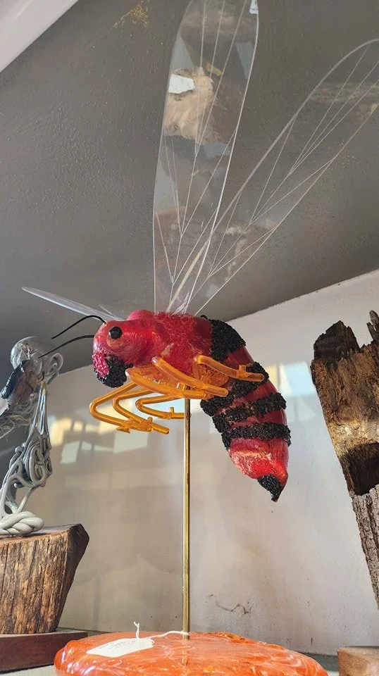 Crafted by artist Richard Drake. See this and more at the Community Art Center of Switzerland County in Vevay, Indiana.