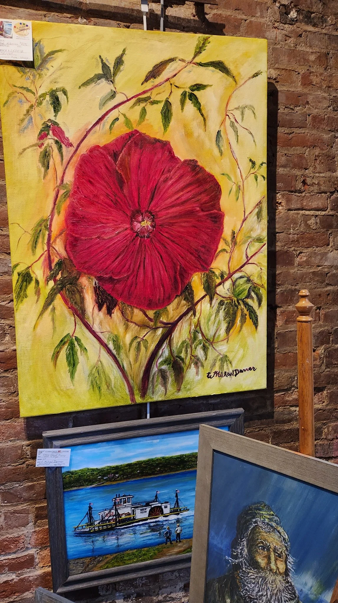 Painting by artist Mike Danner. See this and more at the Community Art Center of Switzerland County in Vevay, Indiana.