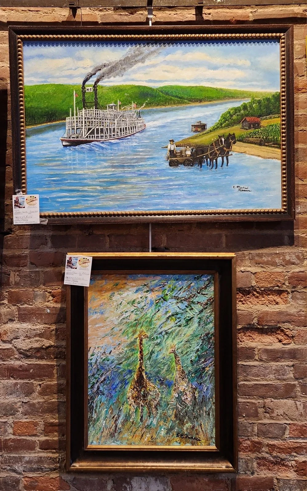 Painting by artist Mike Danner. See this and more at the Community Art Center of Switzerland County in Vevay, Indiana.