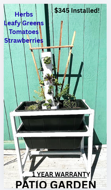 Patio Garden Grow Bed