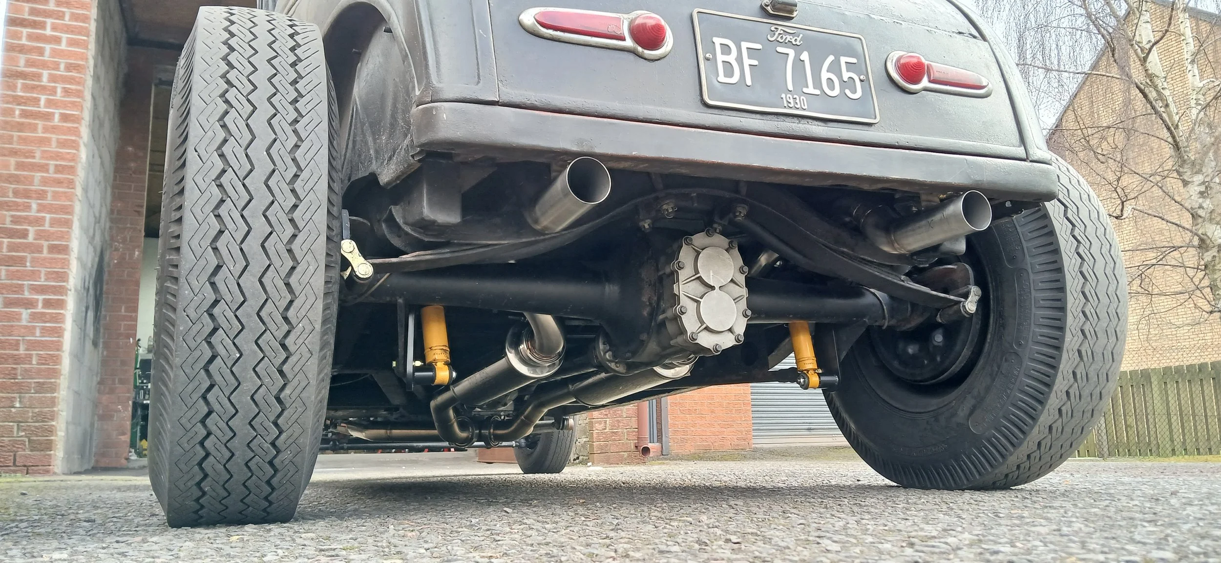 Model A Hot Rod Stainless Steel Exhaust