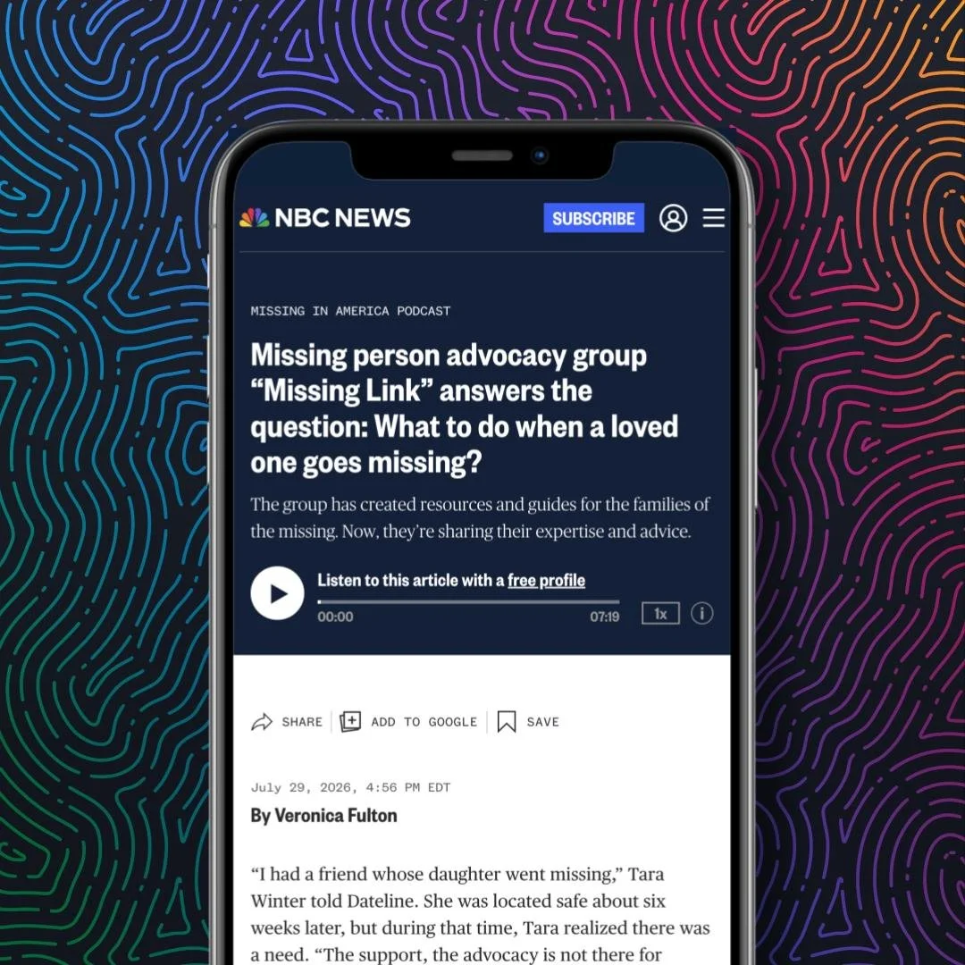 Missing Link Featured by NBC News