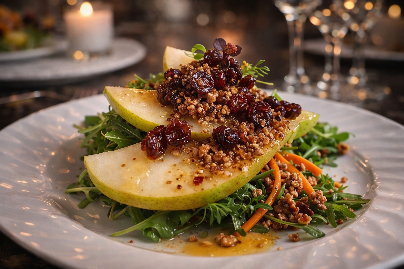 Healthy organic salad at a nature wellness retreat in Broken Bow by Natura Holistic