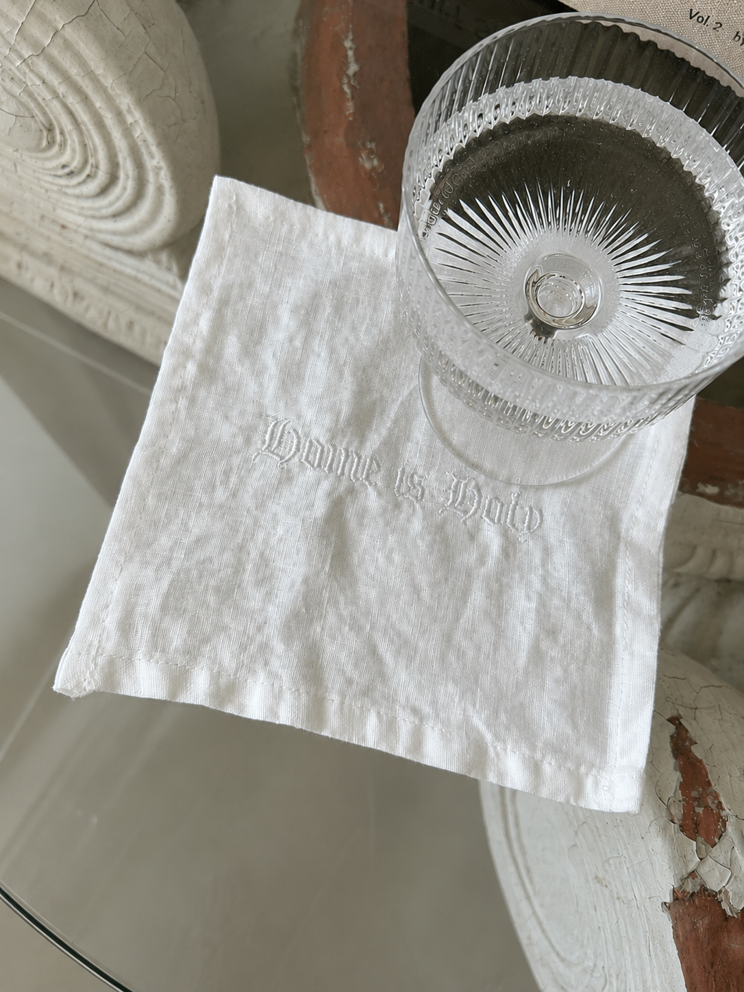 Home is Holy Linen Napkins Small (Set of 2)