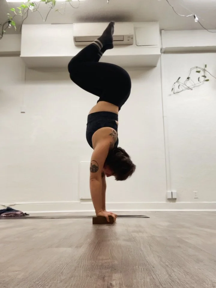 Playing on blocks today 🙃✨