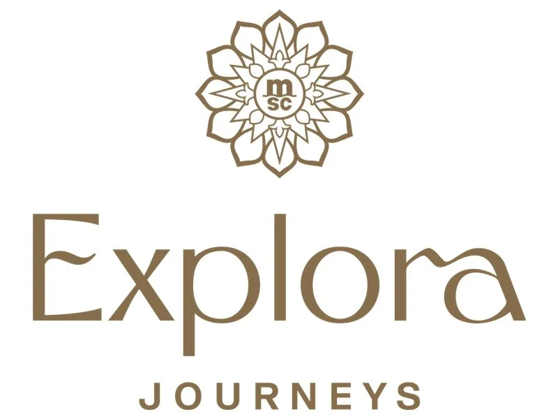 Logo with a floral design and the text 'Explore Journeys' underneath.