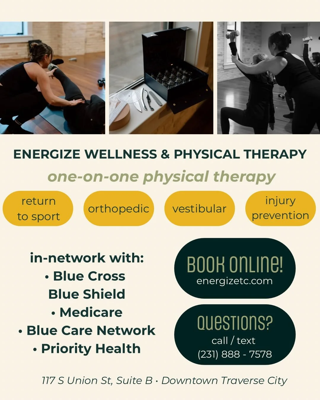 Thinking about physical therapy but not sure where to start? We got you 💪🏻

Whether you&rsquo;re recovering from an injury, getting back to your sport, or just want to move without pain, we&rsquo;re here to help!

Swipe through for the basics on in