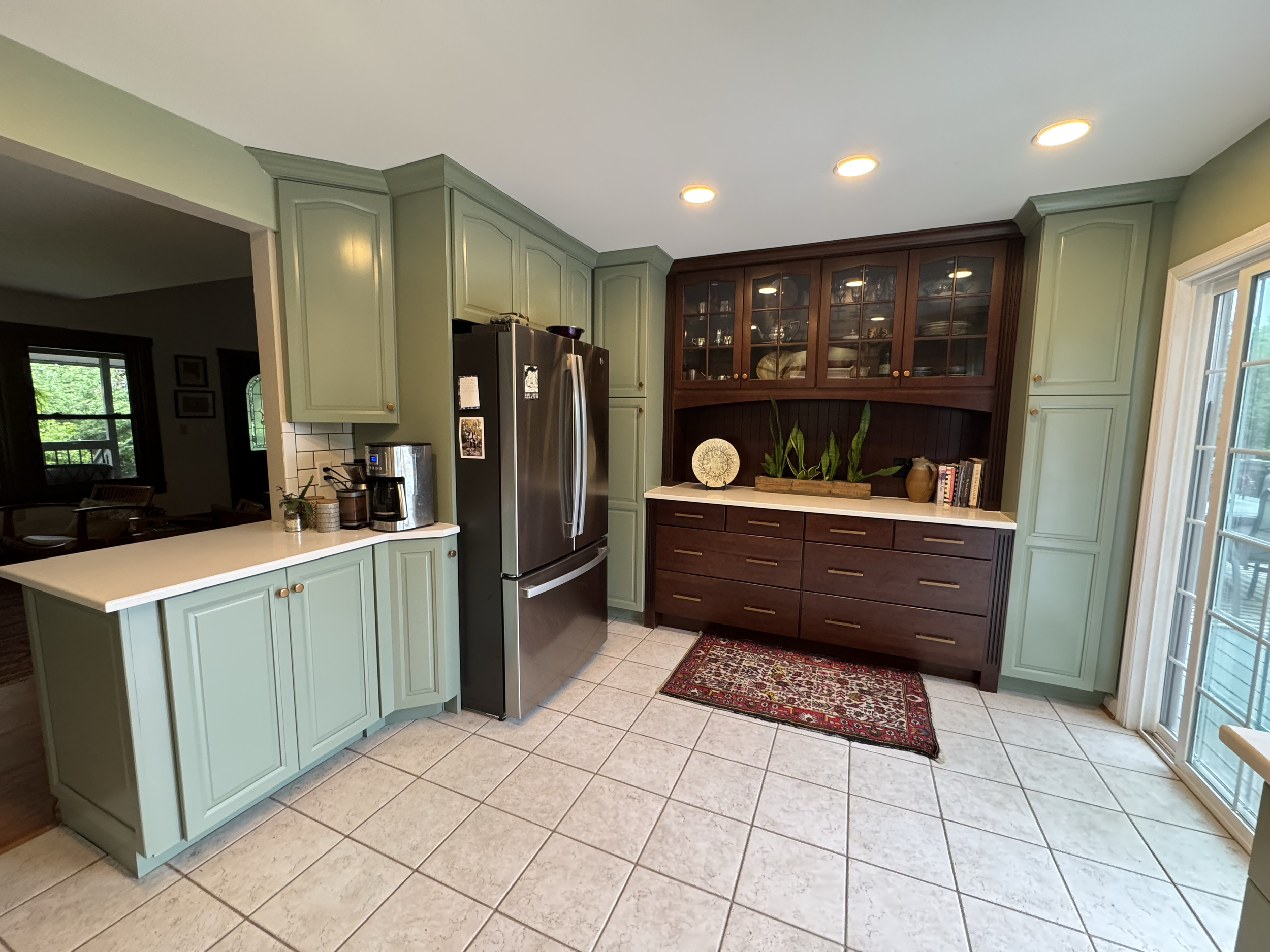 Kitchen Update- Cabinet Refresh.
Refinishing cabinets with new controls and backsplash for a clean, modern upgrade. 