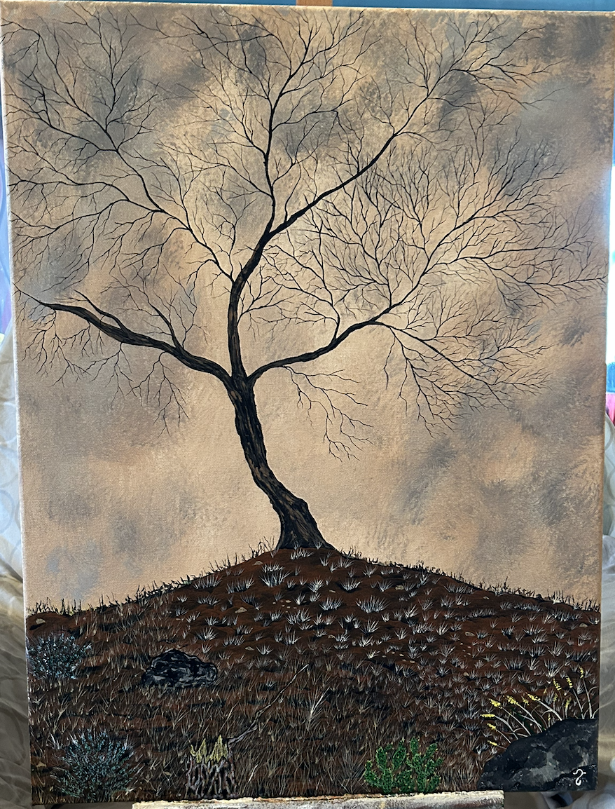 Lonesome Tree on a Hill-Print