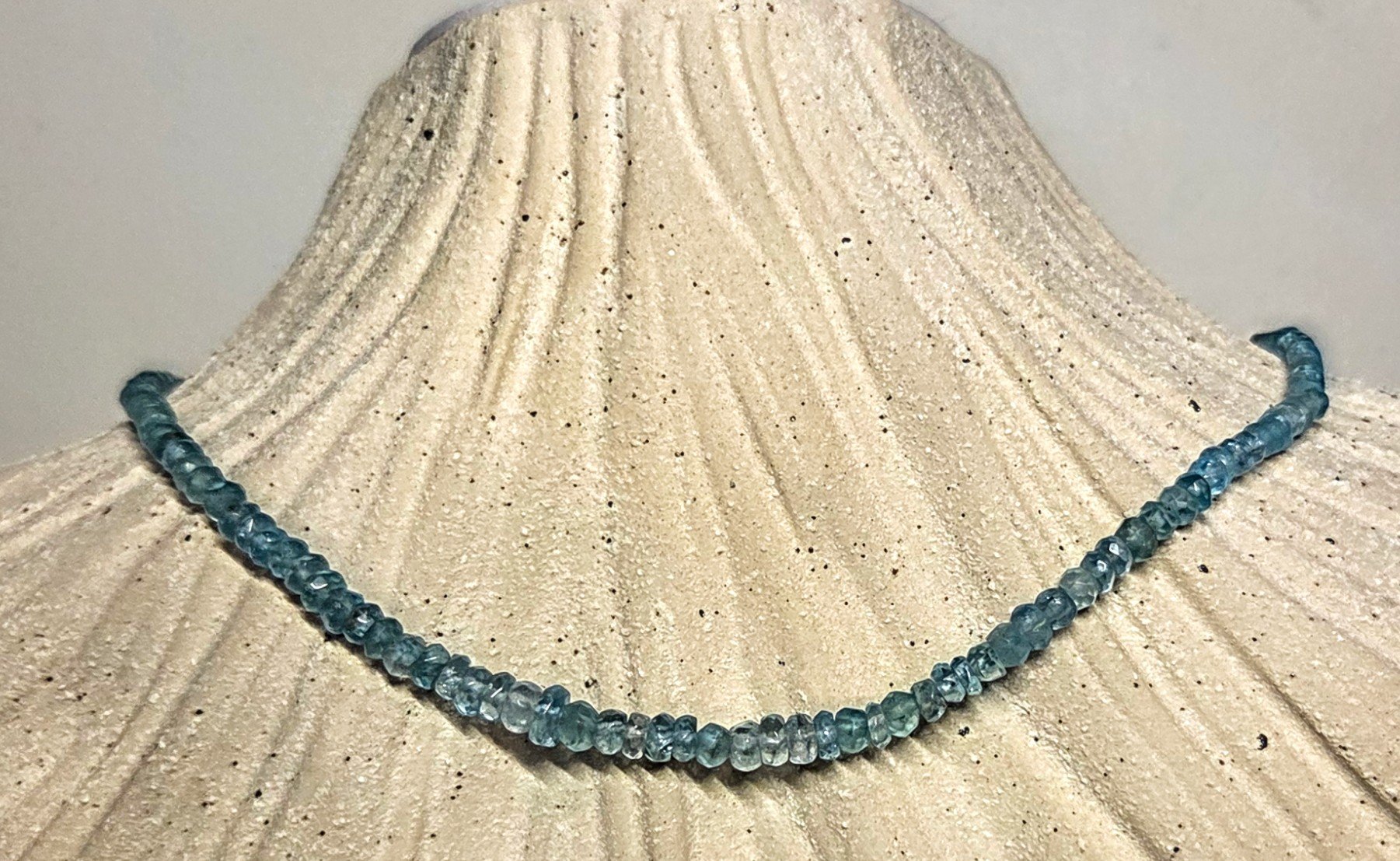 Blue apatite Necklace